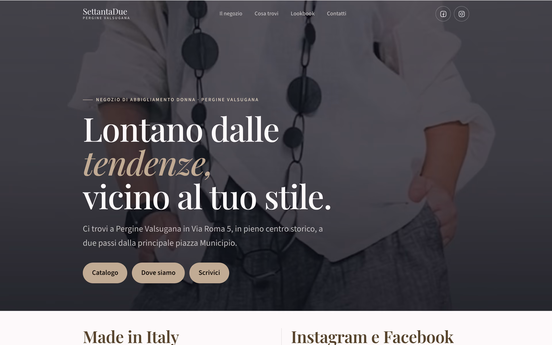 Sito SettantaDue — anteprima