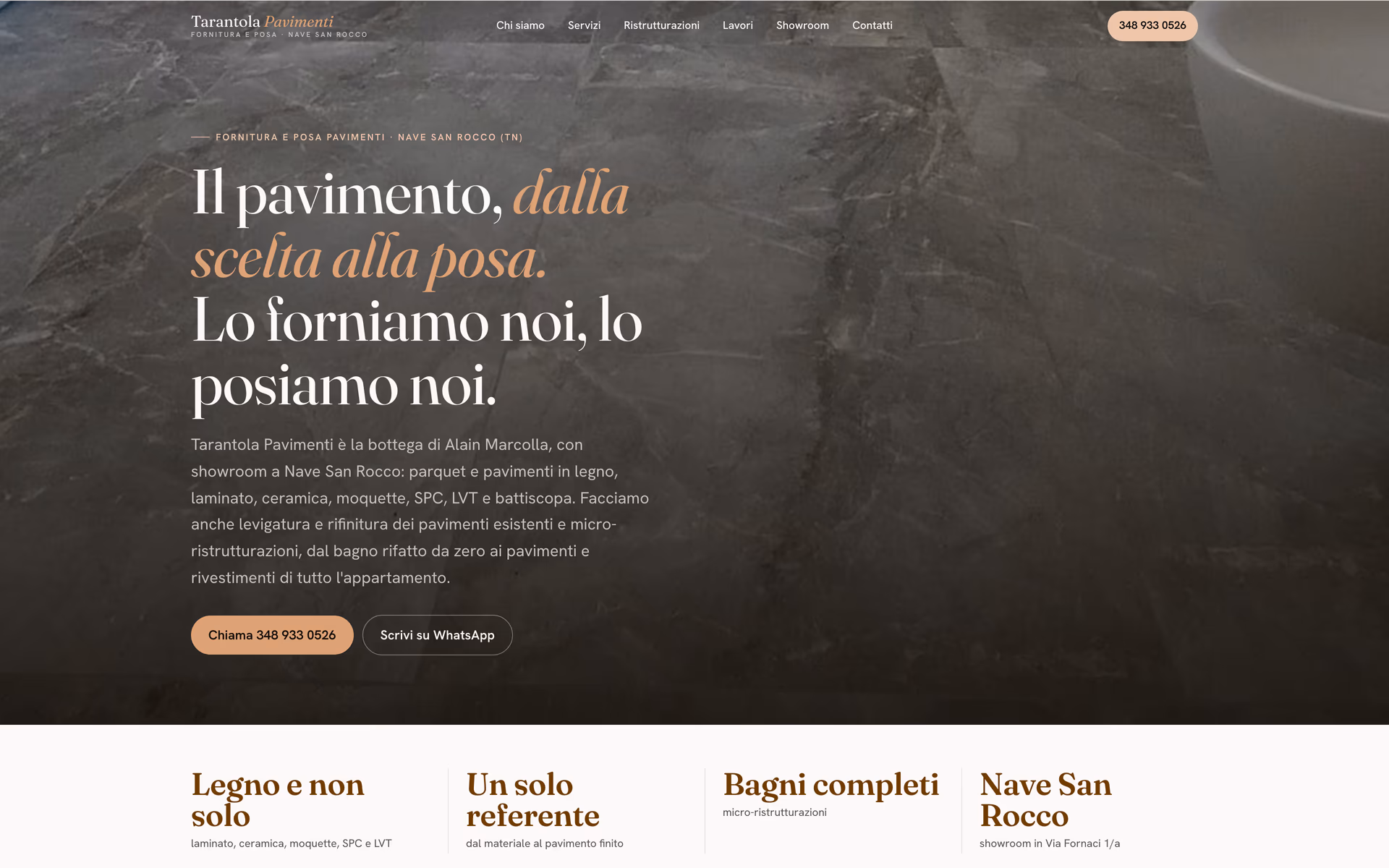 Sito Tarantola Pavimenti — anteprima