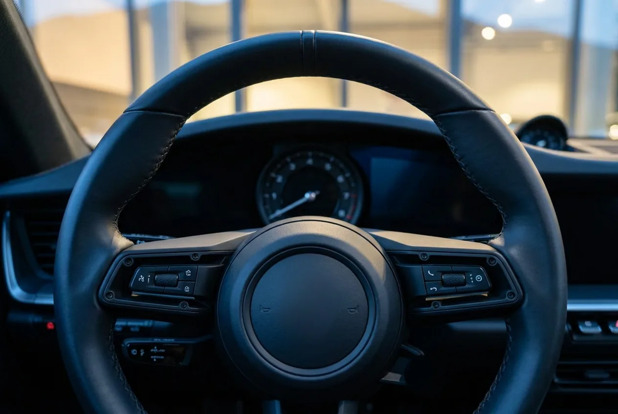 Volante sportivo e contagiri centrale
